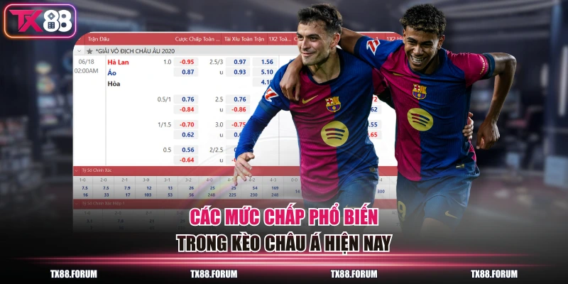 Kèo Châu Á - Cách Đọc Vị Nhà Cái Giúp Thắng Lớn 99% 3 Các mức chấp phổ biến trong kèo châu Á hiện nay