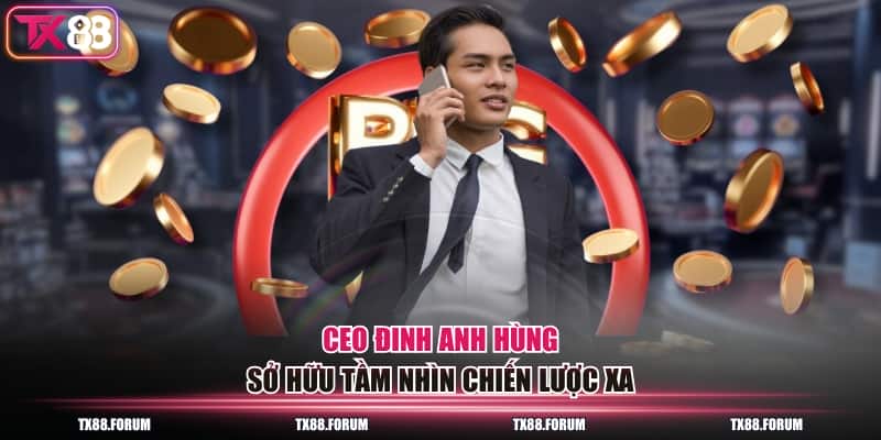 CEO Đinh Anh Hùng sở hữu tầm nhìn chiến lược xa