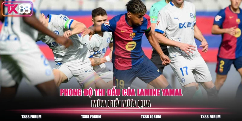 Phong độ thi đấu của Lamine Yamal mùa giải vừa qua