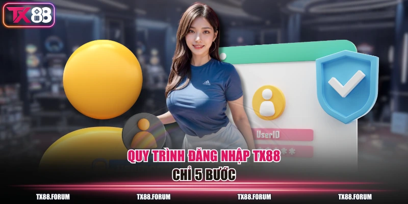 Quy trình đăng nhập TX88 chỉ 5 bước
